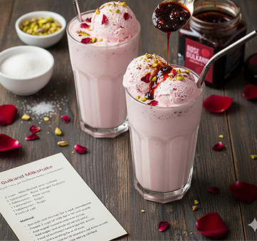 Gulkand Milkshake